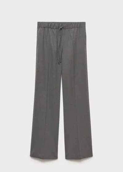 Mango Trousers Grey