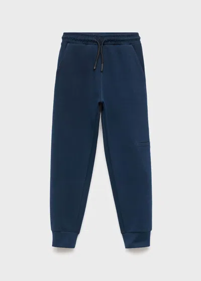 Mango Pantalon Bleu Marine - Enfants - 12 -  Kids In Blue