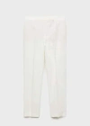 Mango Trousers Off White