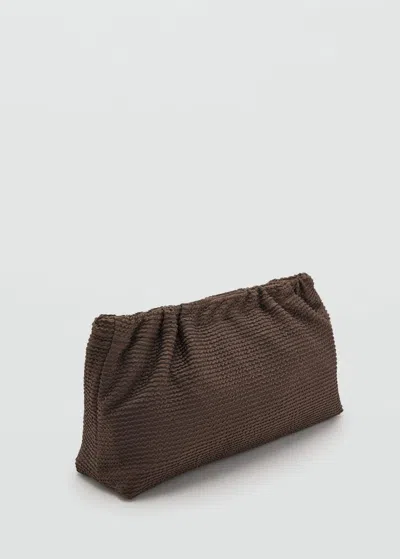 Mango Lunettes De Soleil Monture Carrée Chocolat - Femme - Taille Unique -