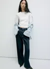 Mango T-shirt Coton Ajusté In White