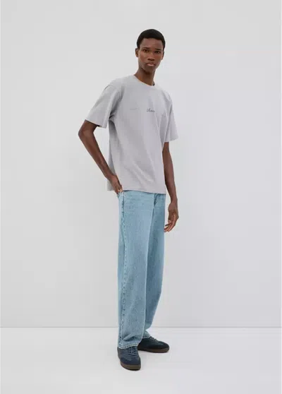 Mango T-shirt En Coton Imprimé In Gris