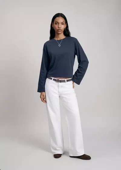 Mango T-shirt Over In Bleu