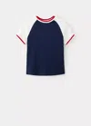 Mango T-shirt Ran In Bleu