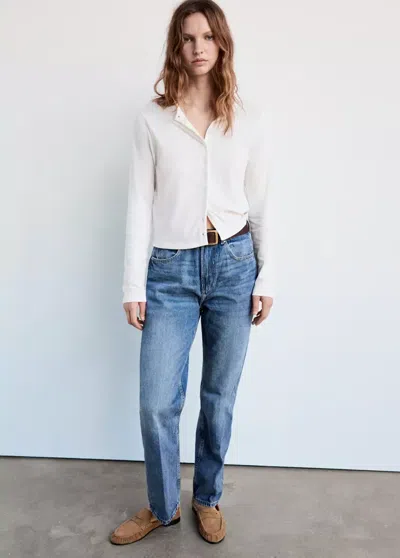 Mango T-shirt Rpsami In White