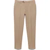 Mango Turin Virgin Slim Fit Wool Pants In Beige