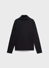 Mango Kids' Turtleneck Knit Sweater Black