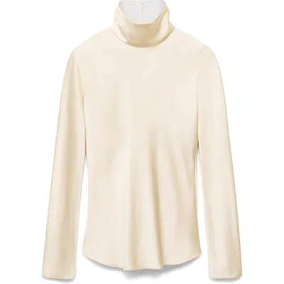 Mango Women's High-neck Satin Blouse In Multi