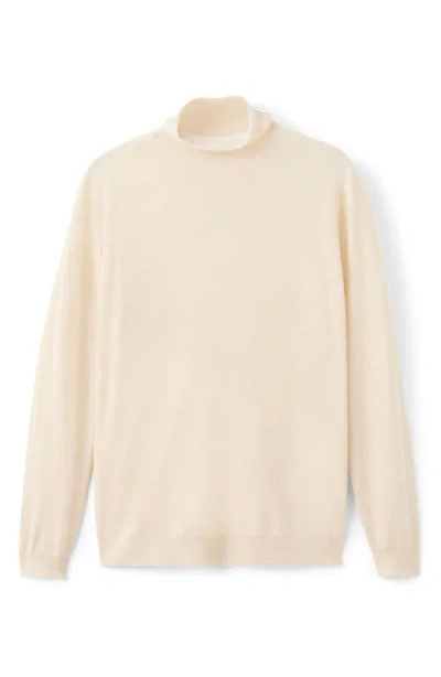 Mango Turtleneck Sweater In Animal Print