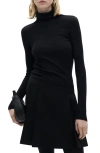 Mango Turtleneck Sweater In Black