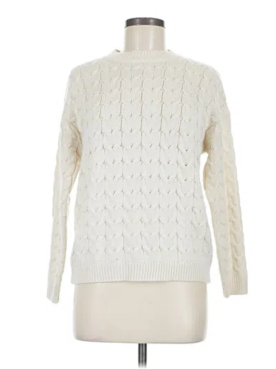 Pre-owned Mango Turtleneck Sweater In Ivory