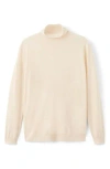 Mango Turtleneck Sweater In Neutral