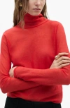 Mango Turtleneck Sweater In Red