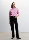Mango Sweater Pink In Pink