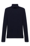 Mango Turtleneck Wool Sweater In Blue