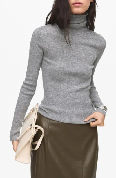 MANGO MANGO TURTLENECK WOOL SWEATER
