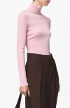 Mango Turtleneck Wool Sweater In Pink
