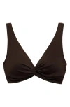 Mango Twist Front Bikini Top