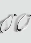 Mango Créoles Irrégulières Argent - Femme - Taille Unique -