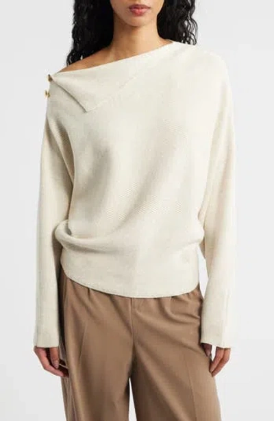Mango Twister Sweater In Neutral
