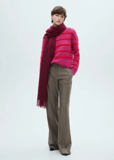 Mango Pull Rose Pastel - Femme - L -  In Pastel Pink