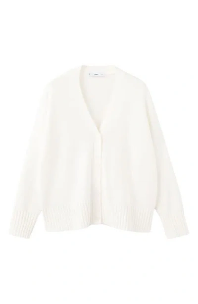 Mango V-neck Cardigan In Multi