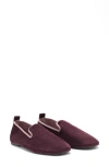 Mango Velour Loafer In Purple