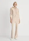 Mango Velour Sweatshirt With Soft Touch In Light/pastel Grey