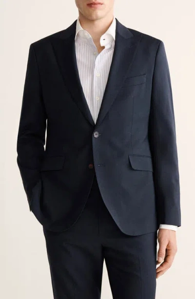 MANGO MANGO VENICE SLIM FIT VIRGIN WOOL JACKET