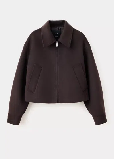 Mango Veste Candyx In Chocolat