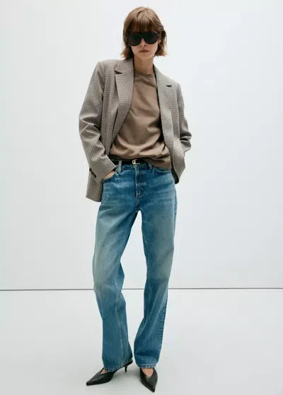 Mango Veste Charlott In Marron