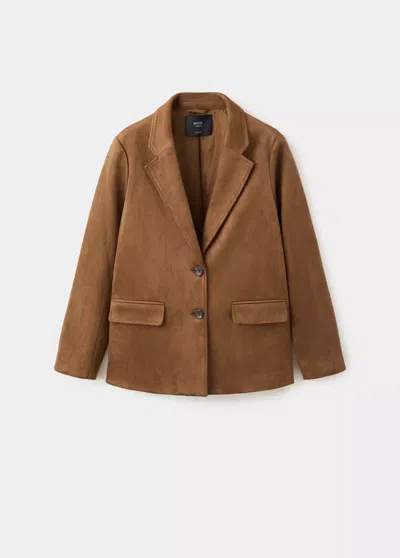 Mango Veste Hamburg In Brown