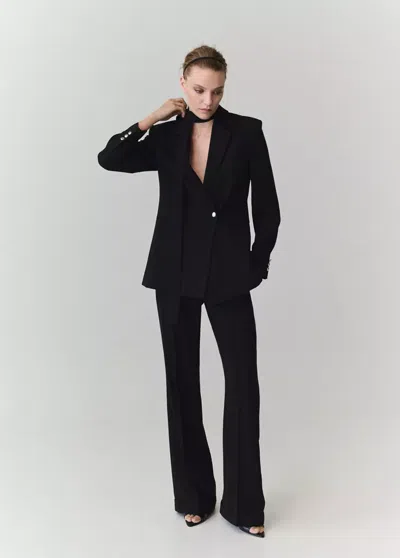 Mango Veste Igu In Noir