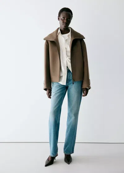 Mango Veste Kandy In Marron Moyen