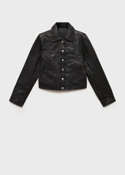 Mango Veste Noir - Femme - L -