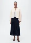 Mango Veste Oversize Coton Sable - Femme - Xl -  In Sable