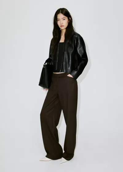 Mango Veste Sabina In Noir