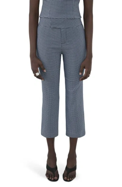 Mango Victoria Pantalon Ankle Pants In Blue