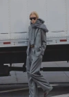 Mango Virgin Wool Suit Blazer Grey In Grey