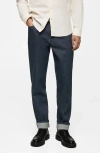 Mango Volt Regular Fit Straight Leg Jeans In Open Gray