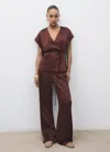 Mango Gilet Chocolat - Femme - Xl -  In Brown