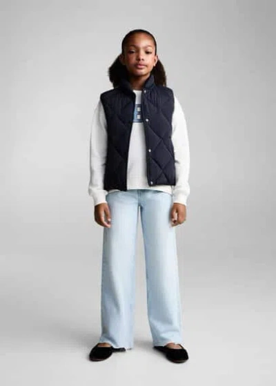 Mango Kids' Waistcoat Dark Navy