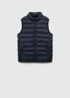 Mango Waistcoat Dark Navy In Dark Navy