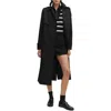 Mango Waterproof Double Breasted Trench Coat Black In Black