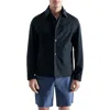 Mango Water Repellent Jacket In Blue