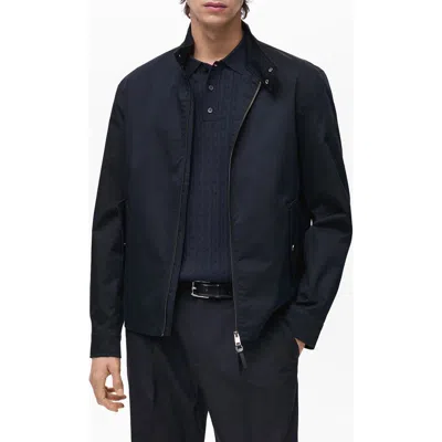 Mango Water Repellent Jacket In Night Blue
