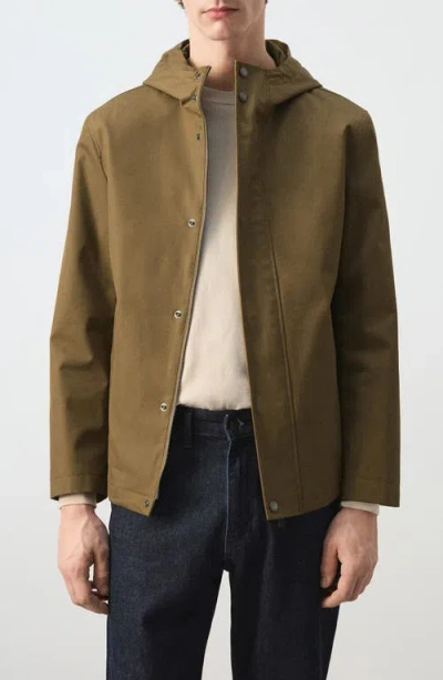 Mango Water Repellent Parka In Brown