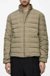Mango Water Repellent Quilted Down Jacket In Medium Brown