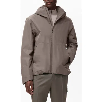Mango Water Repellent Thermolite® Zip Hoodie In Brown