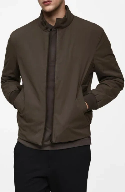 Mango Waterproof Thermore® Insulated Jacket In Brown